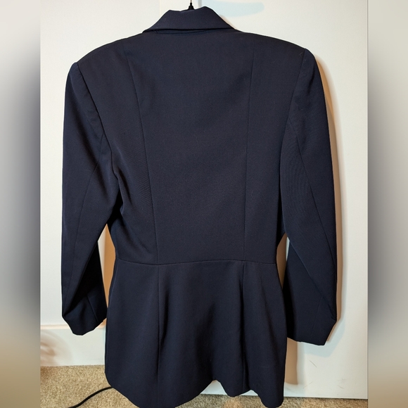 Vintage Tahari Wool Double Breasted Blazer Sz 4 80s - Picture 2 of 16